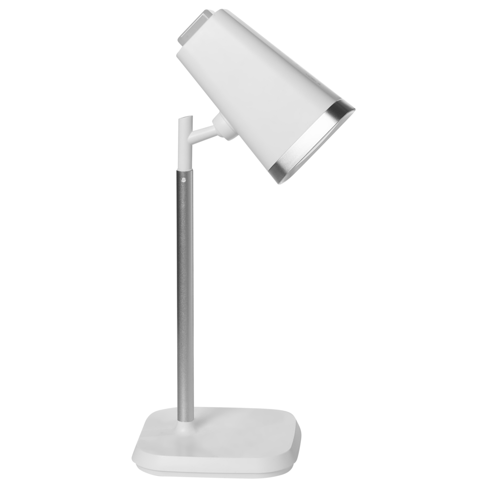 Lampada da tavolo e da parete per ufficio 2 in 1 bianco Illuminazione da tavolo Lettura Lampada per computer Braccio staccabile Funzione CCT Dimmer Stepless