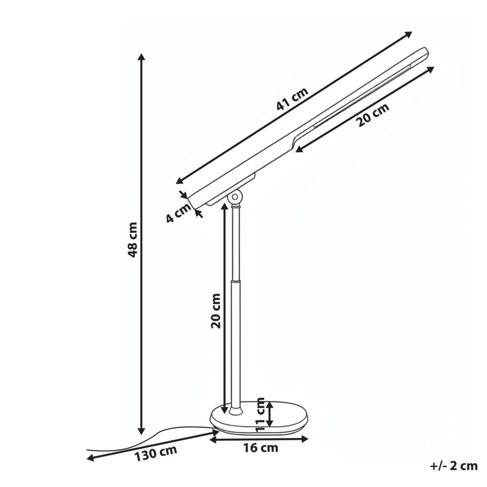Lampada da scrivania per ufficio Illuminazione da tavolo nera multifunzionale Lampada per computer da lettura Luce staccabile Funzione CCT Dimmer Stepless