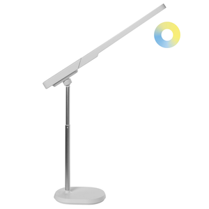 Lampada da scrivania per ufficio Illuminazione da tavolo bianco multifunzionale Lampada per computer da lettura Luce staccabile Funzione CCT Dimmer Stepless