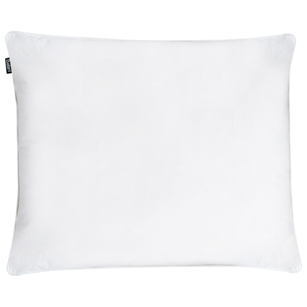 Cuscino da letto guanciale Cotone Bianco Piumino D'anatra e Piume 50 x 60 cm Medio Morbido