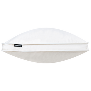 Cuscino da letto guanciale Cotone Bianco Piumino D'anatra e Piume 40 x 80 cm Alto Medio Morbido