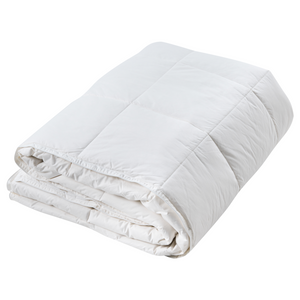 Piumino in cotone Japara bianco super king size 240 x 220 cm imbottitura in piumino d'anatra trapuntato biancheria da letto camera da letto