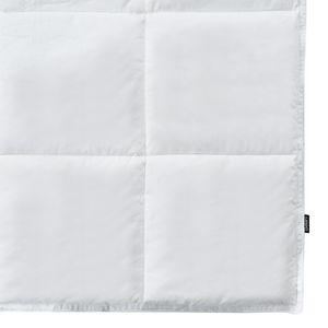 Piumino in cotone Japara bianco super king size 240 x 220 cm imbottitura in piumino d'anatra trapuntato biancheria da letto camera da letto