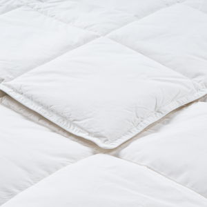 Piumino in cotone Japara bianco super king size 240 x 220 cm imbottitura in piumino d'anatra trapuntato biancheria da letto camera da letto