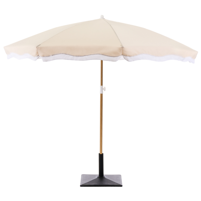 Ombrellone da giardino ⌀ 232 cm beige Elegante e moderno esterno