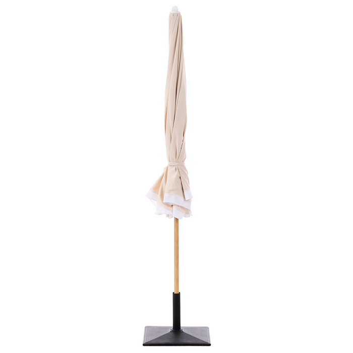 Ombrellone da giardino ⌀ 232 cm beige Elegante e moderno esterno