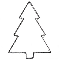 Accessorio decorativo natalizio LED per interni ed esterni 3 alberi di Natale Luci LED Illuminazione Metallo Nero