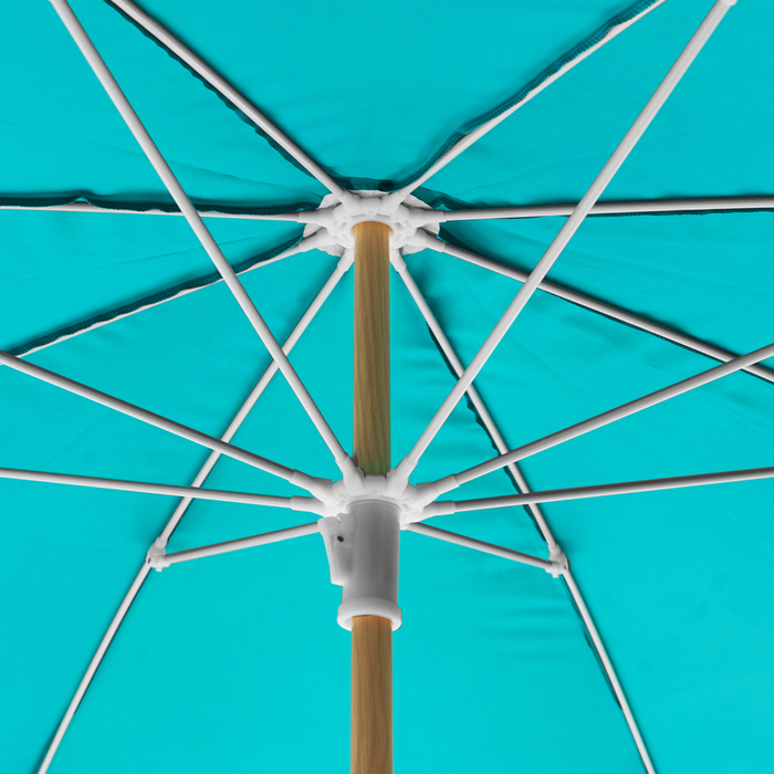 Ombrellone da giardino ⌀ 232 cm turchese esterno Elegante e moderno