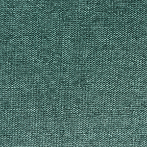 Set di 4 sedie da pranzo in tessuto Tappezzeria verde Gambe in metallo nero Design moderno e retrò