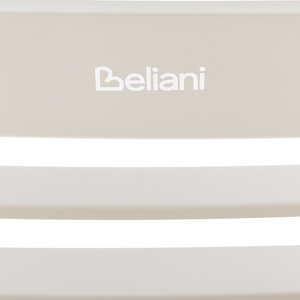 Sedia a dondolo da giardino bianca alluminio a doghe Design moderno per esterni