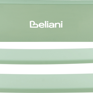 Sedia a dondolo da giardino verde alluminio a doghe Design moderno per esterni