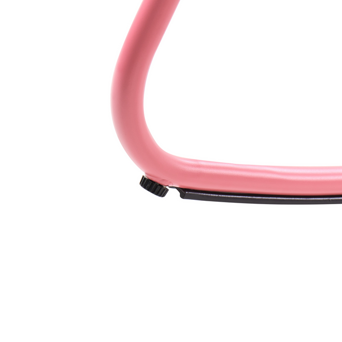 Sedia a dondolo da giardino rosa alluminio a doghe Design moderno per esterni