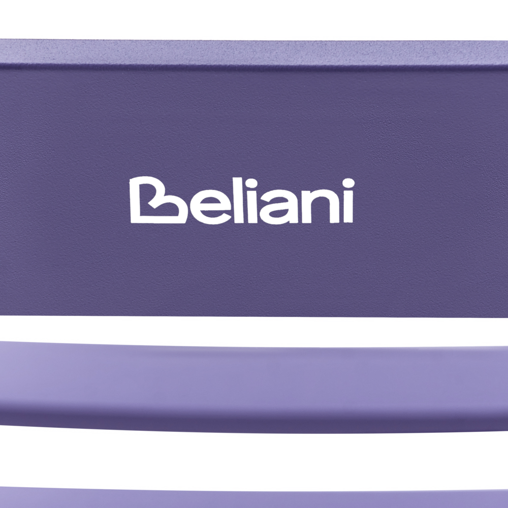 Sedia a dondolo da giardino viola alluminio a doghe Design moderno per esterni