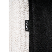 Letto matrimoniale imbottito in tessuto beige chiaro 180 x 200 cm camera da letto