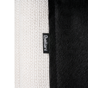 Letto matrimoniale imbottito in tessuto beige chiaro 180 x 200 cm camera da letto