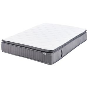 Materasso a molle insacchettate 120 x 200 cm con maniglie imbottitura in schiuma viscoelastica rinfrescante sfoderabile