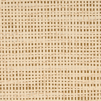 Cassettiera a 6 cassetti in truciolato marrone chiaro con frontale in rattan Stile Boho Camera da letto Soggiorno Credenza contenitore