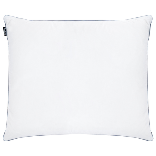 Cuscino alto a triplo scomparto Rivestimento in cotone premium Imbottitura in piuma d'oca Imbottitura in piuma Bianco 50 x 60 cm Teide