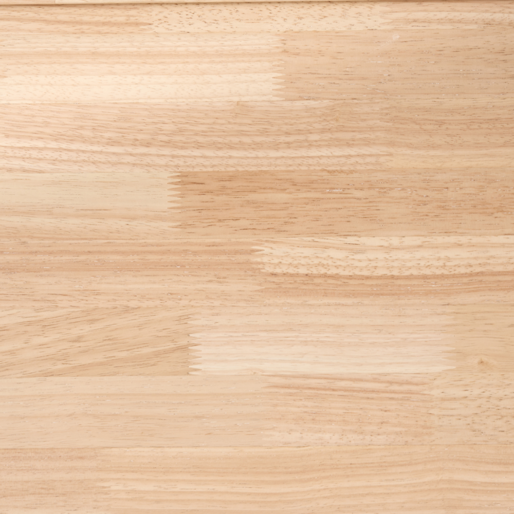 Letto a baldacchino in legno di gomma marrone chiaro 160 x 200 cm doghe minimalista camera da letto