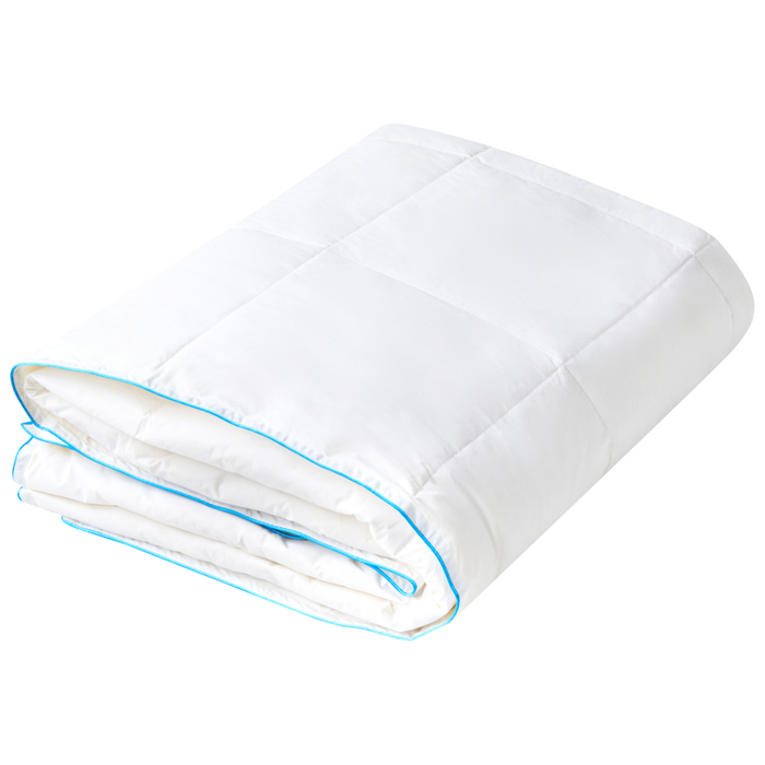 Piumino leggero in piuma d'oca bianco 200 x 200 cm primavera estate