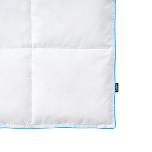 Piumino leggero in piuma d'oca bianco 200 x 200 cm primavera estate