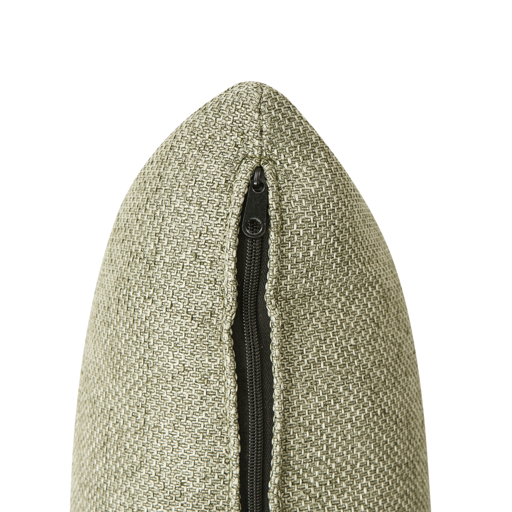 Divano angolare a 1 posto Modulo in tessuto verde chiaro Brande stile moderno