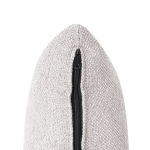 Divano stile moderno a 3 posti imbottito in tessuto marrone chiaro Soggiorno