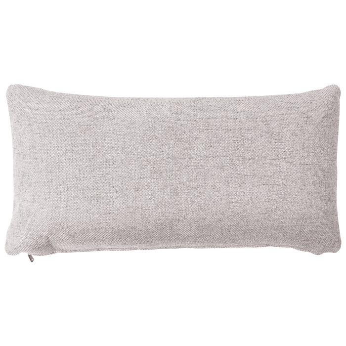 Divano a 4 posti in tessuto modulare marrone chiaro lato sinistro stile moderno minimalista