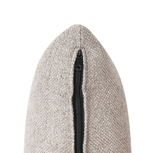 Divano modulare a 3 posti lato sinistro rivestimento in tessuto marrone chiaro stile moderno