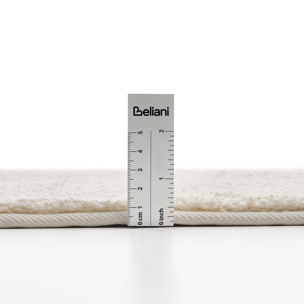 Tappetino da bagno in microfibra bianco sporco 60 x 90 cm con retro antiscivolo Accessori da bagno rettangolari morbidi