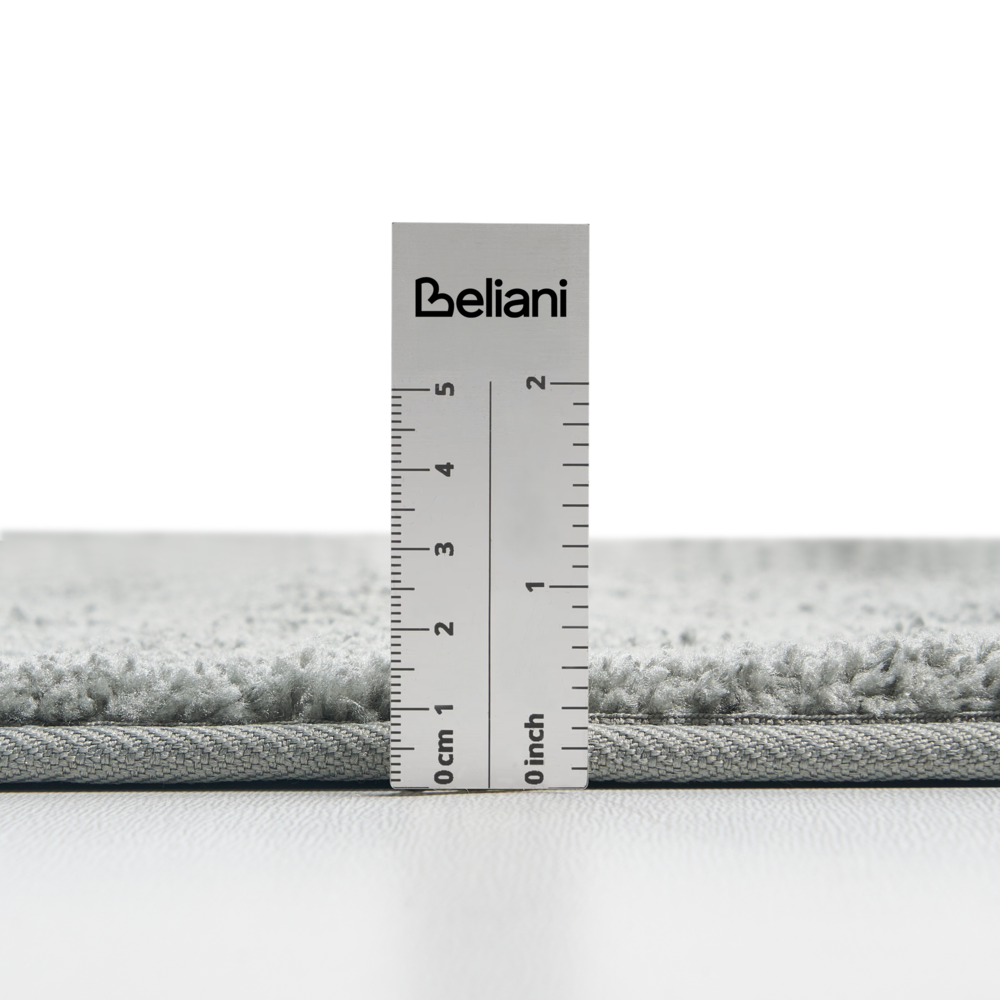 Tappetino da bagno in microfibra grigio 60 x 90 cm con retro antiscivolo Accessori da bagno rettangolari morbidi