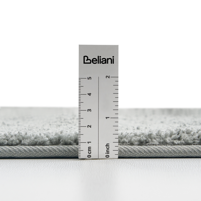 Tappetino da bagno in microfibra grigio 60 x 90 cm con retro antiscivolo Accessori da bagno rettangolari morbidi