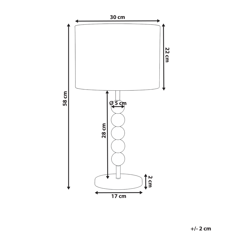 Lampada da tavolo in ottone e ferro con paralume a tamburo in tessuto Lampada da comodino in stile moderno di metà secolo