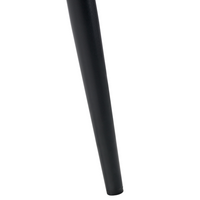 Set di 4 sedie da pranzo con seduta in velluto imbottito Stile moderno Senza braccioli Gambe in ferro verde oliva