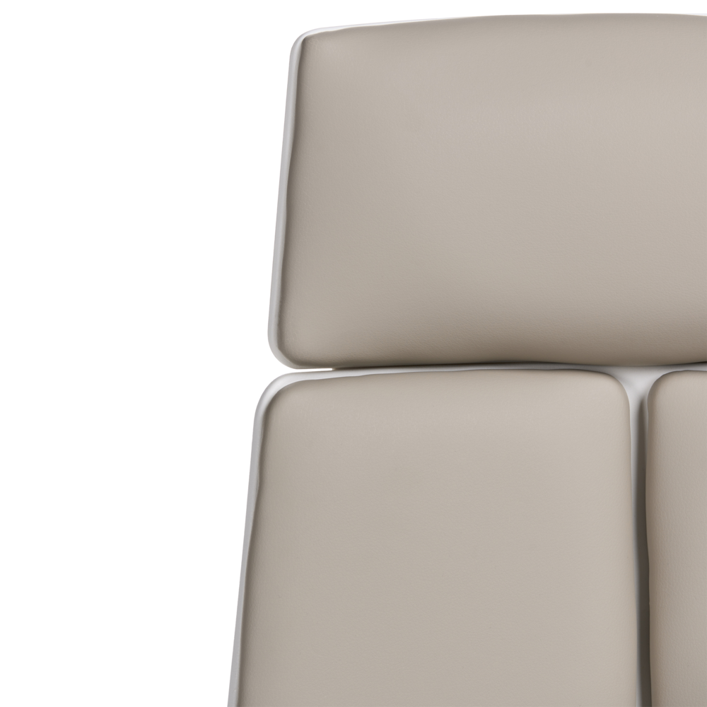 Sedia da scrivania girevole regolabile ecopelle tortora seduta regolabile Schienale reclinabile