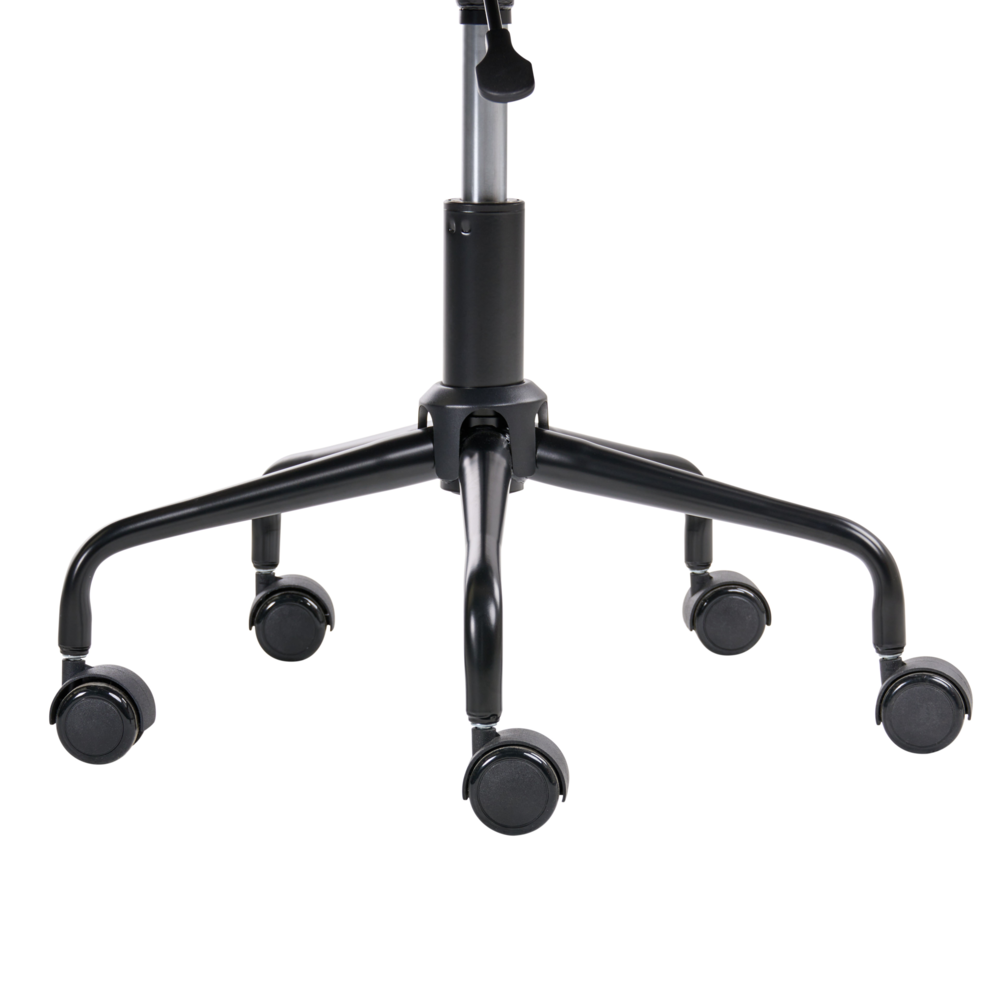 Sedia da ufficio tradizionale in tessuto girevole regolabile grigio chiaro stile moderno home office