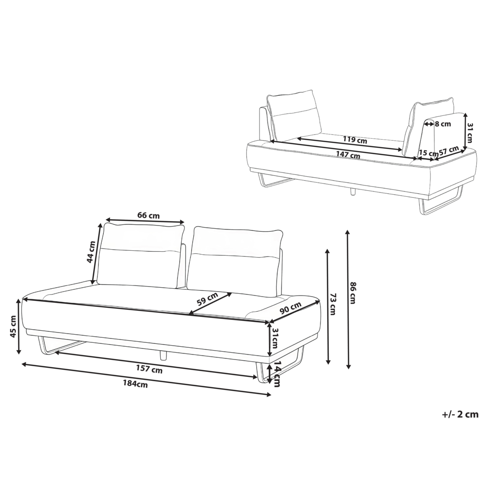Divano a 3 posti in tessuto Divano grigio Gambe in ferro Tessuto intrecciato Schienale regolabile Moderno