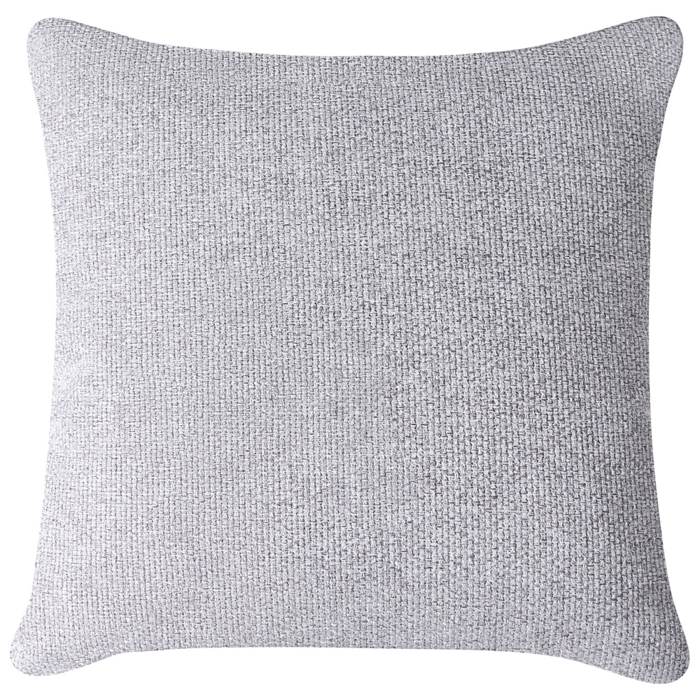 Divano a 2 posti in tessuto Grigio Gambe in legno di gomma Tessuto intrecciato Moderno