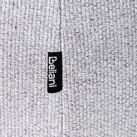 Divano a 2 posti in tessuto Grigio Gambe in legno di gomma Tessuto intrecciato Moderno