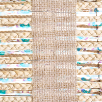 Set di 3 luci natalizie LED bianche beige da interno