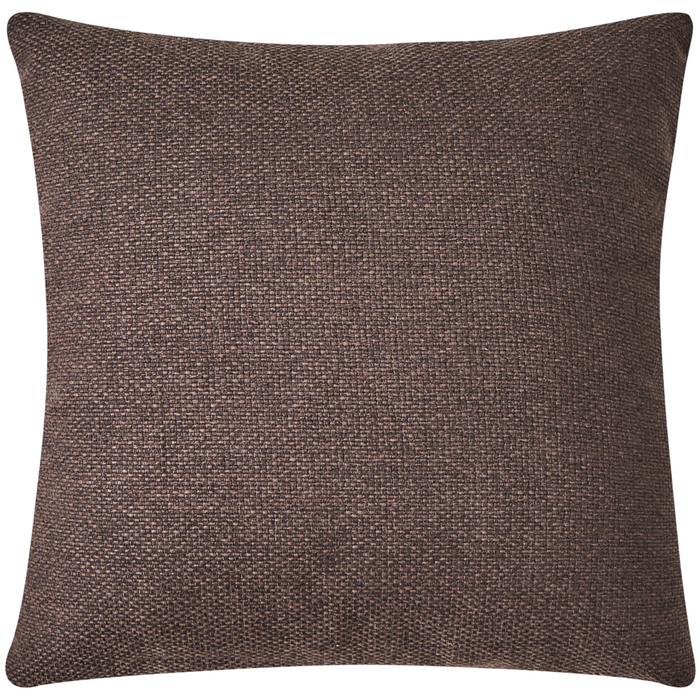 Divano a 2 posti in tessuto Marrone scuro Gambe in legno di gomma Tessuto intrecciato Moderno