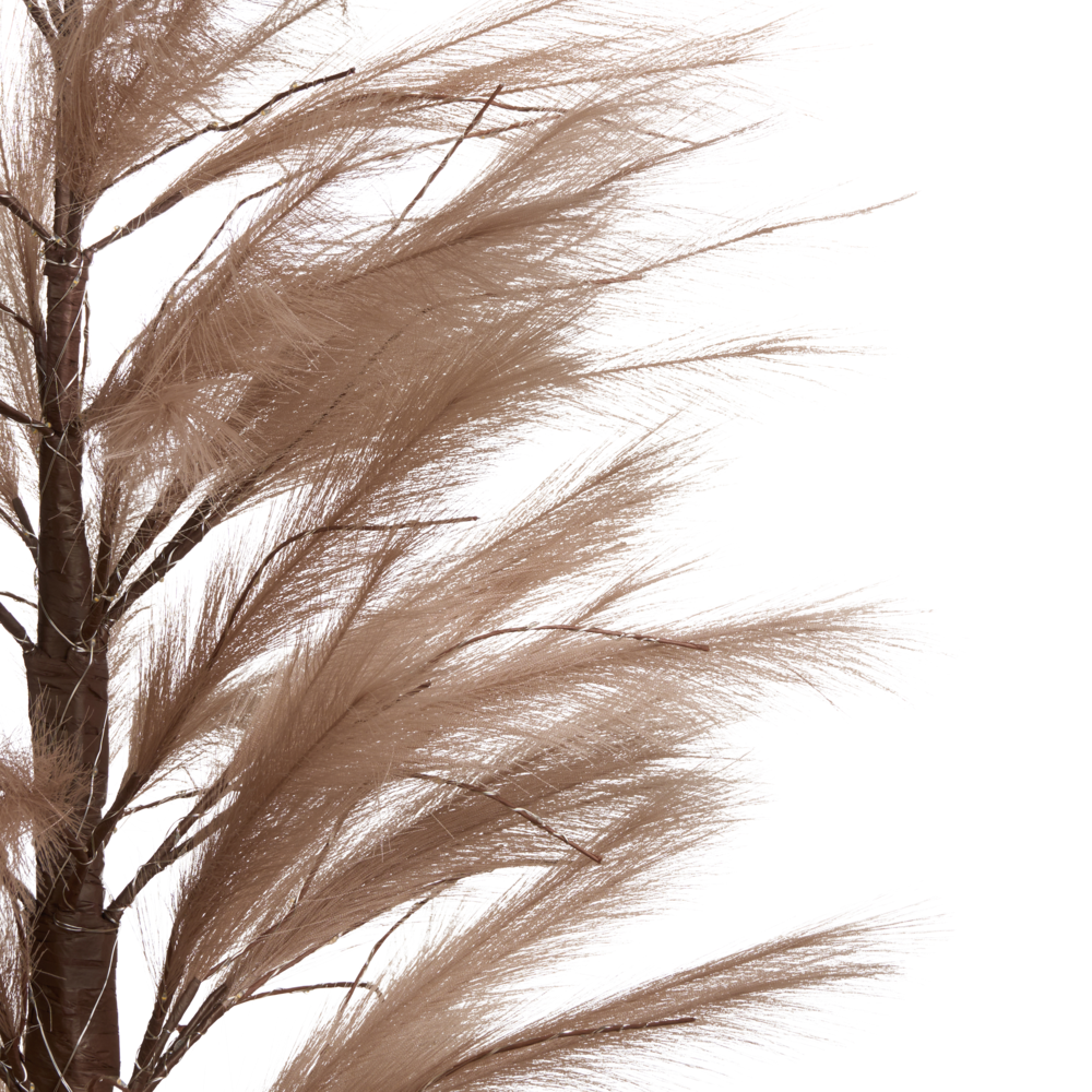 Albero di Natale artificiale beige in materiale sintetico 190 cm Luci LED per esterni e interni Decorazioni natalizie in stile moderno