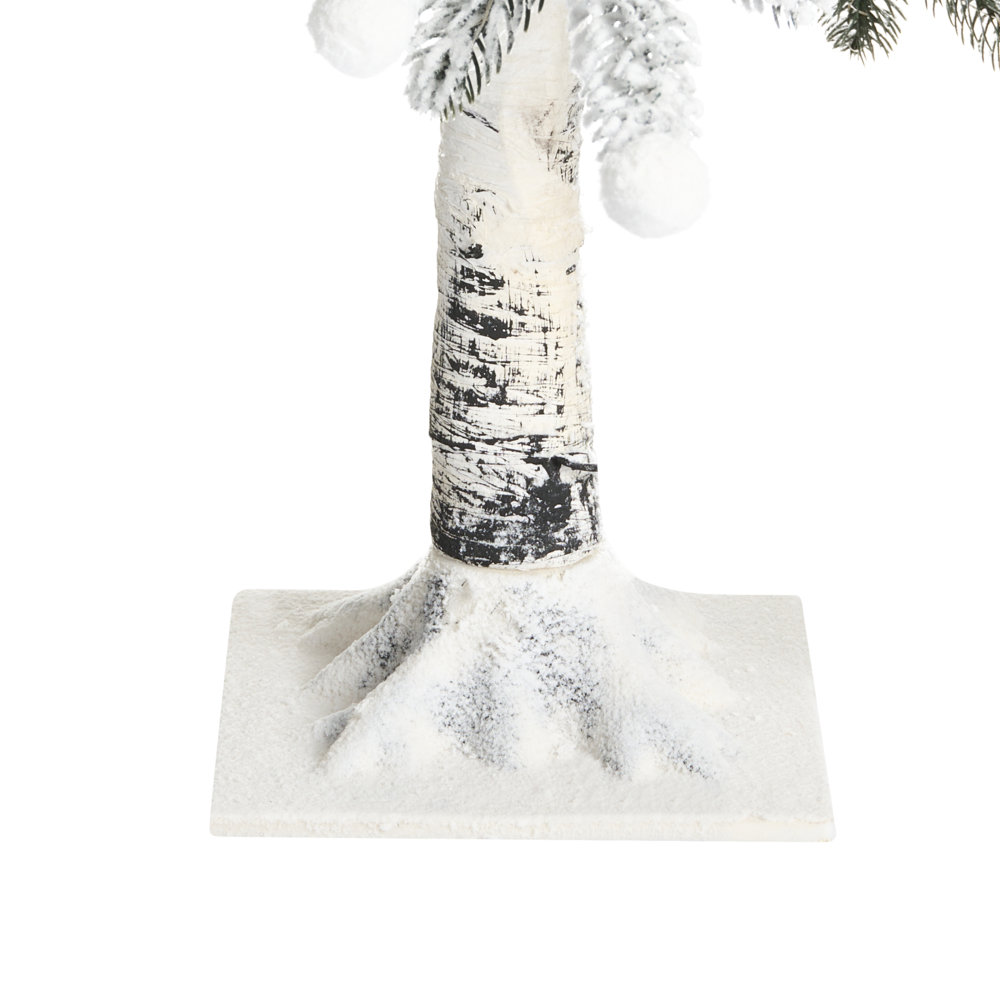 Albero di Natale artificiale con luci LED 125 cm per esterni e interni stile moderno