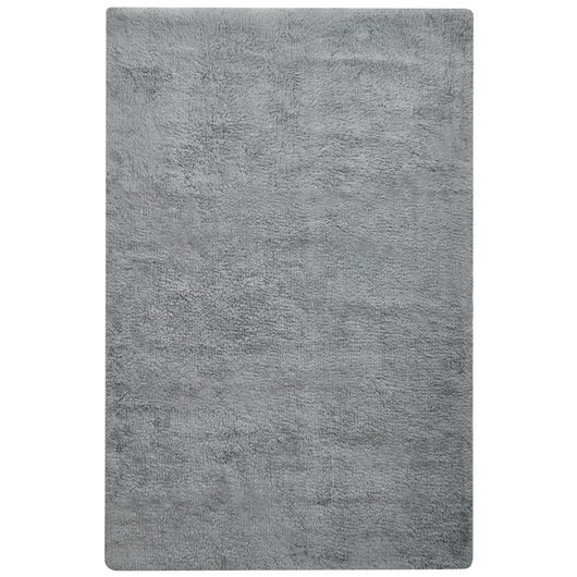 Tappeto da bagno in cotone rettangolare grigio 60 x 90 Accessori da bagno Design moderno