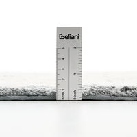 Tappeto da bagno moderno in cotone rettangolare 60 x 90 cm con motivo decorativo Accessori da bagno marrone e grigio