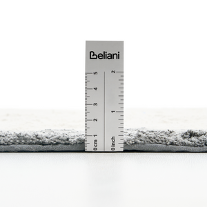 Tappeto da bagno moderno in cotone rettangolare 60 x 90 cm con motivo decorativo Accessori da bagno marrone e grigio