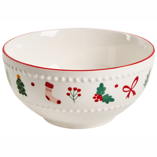 Set di 12 pezzi Porcellana bianca Finitura smaltata reattiva fatta a mano Servizio per 4 persone Effetto martellato Natale Cucina Sala da pranzo