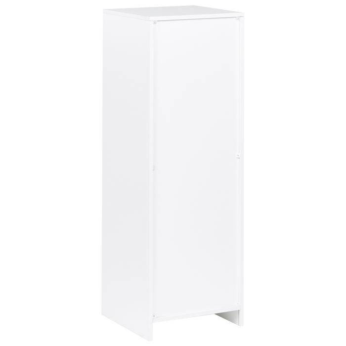 Libreria a 3 ripiani in truciolare 40 x 40 cm Bianca stile minimalista