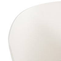 Sedia da ufficio con seduta in tessuto bianco sporco girevole, per scrivania regolabile in altezza