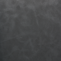 Set di 2 sedie da pranzo girevoli in ecopelle nera con schienale alto in stile scandinavo